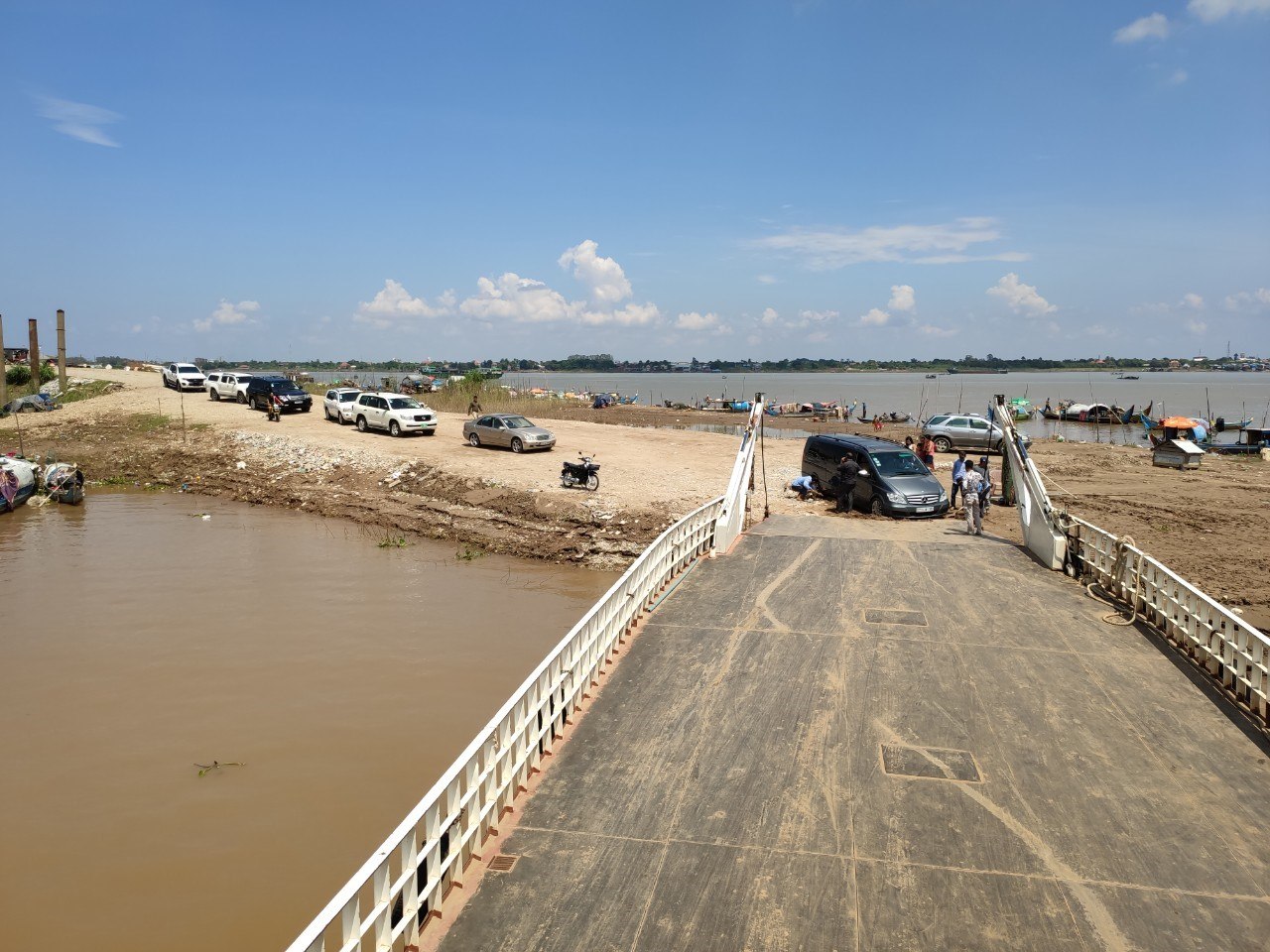Ferry ramp and bridge