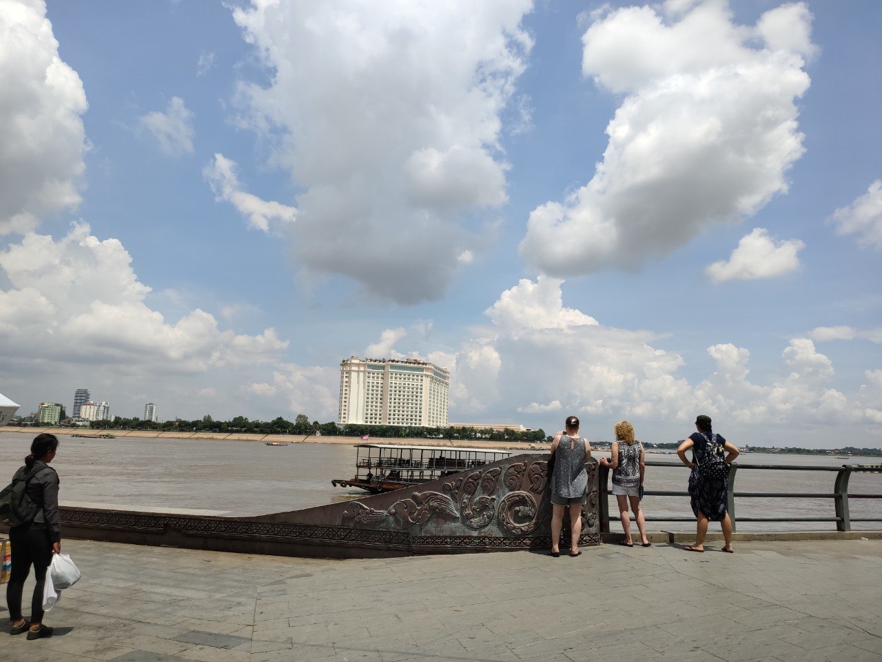 Riverside promenade