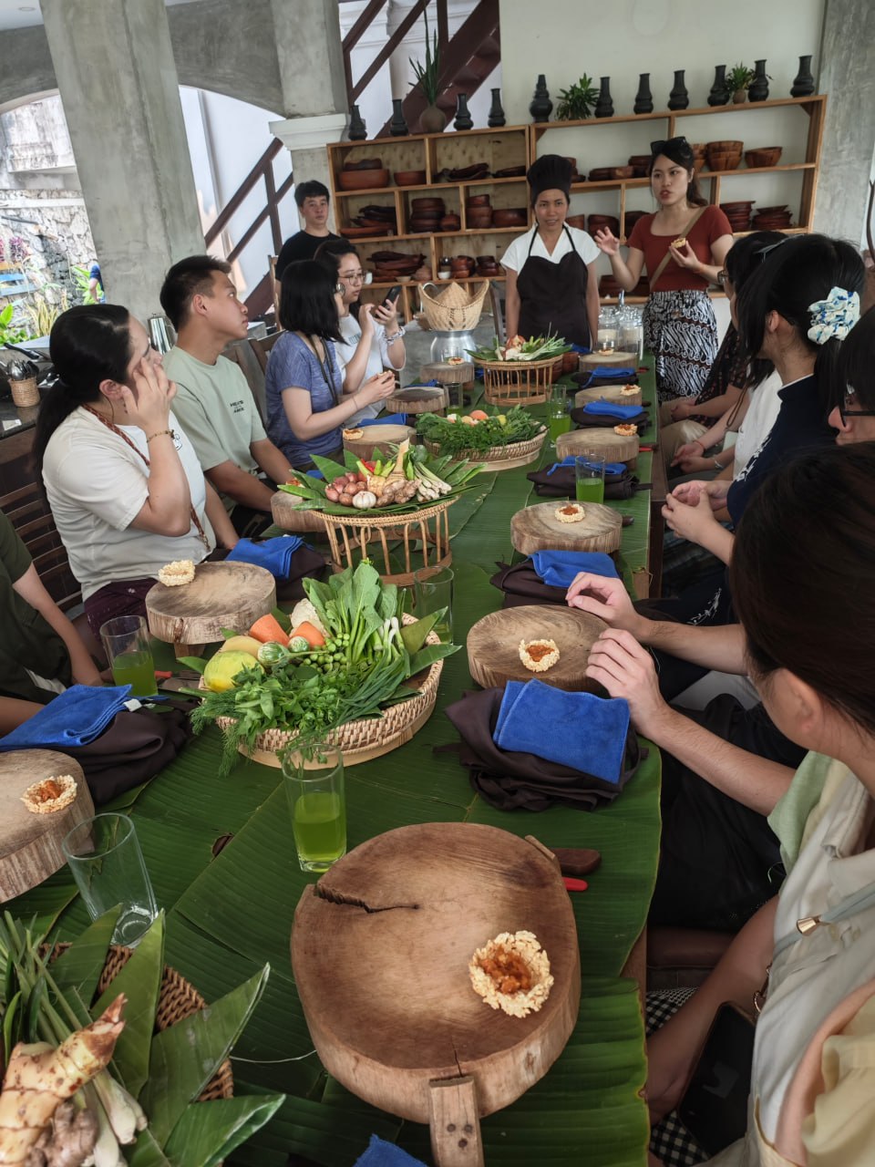 Learning at the cooking class