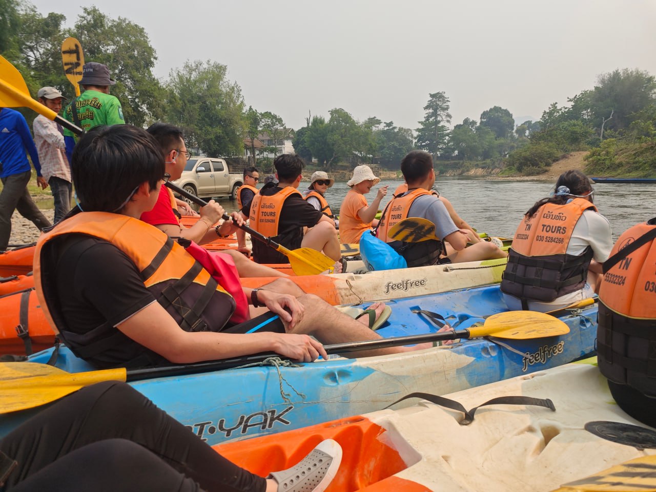 Kayaking on the Nam Song River