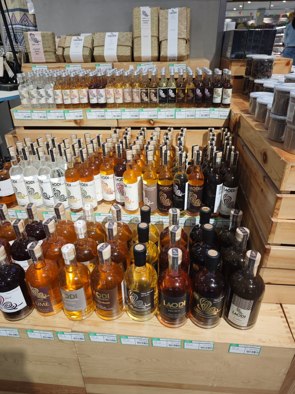Lao whiskey and local spirits